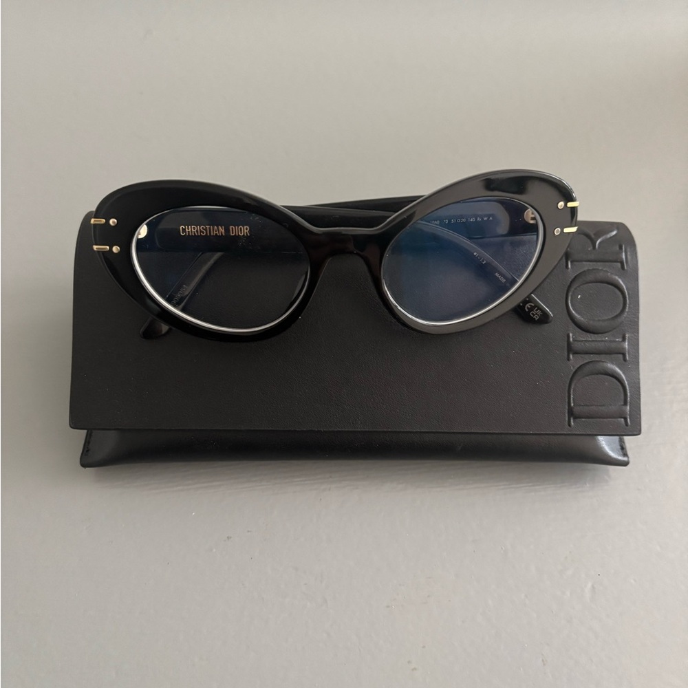 Dior Black Cat-Eye Sunglasses